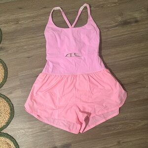 Free people righteous runsie. Bubblegum pink, no longer on website. Size medium